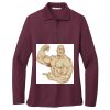 Women's Silk Touch Long Sleeve Polo Thumbnail