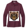 Women's Silk Touch Long Sleeve Polo Thumbnail