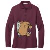 Women's Silk Touch Long Sleeve Polo Thumbnail