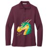 Women's Silk Touch Long Sleeve Polo Thumbnail