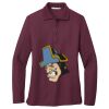 Women's Silk Touch Long Sleeve Polo Thumbnail