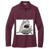 Women's Silk Touch Long Sleeve Polo Thumbnail