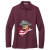Women's Silk Touch Long Sleeve Polo Thumbnail