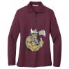 Women's Silk Touch Long Sleeve Polo Thumbnail